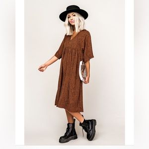 Dressed in LALA leopard dress